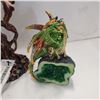 Image 3 : FAIRY FIGURINE 12"  AND DRAGON KEEPSAKE BOX, AND DRAGON FIGURE