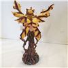 Image 8 : FAIRY FIGURINE 12"  AND DRAGON KEEPSAKE BOX, AND DRAGON FIGURE