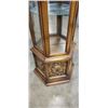 Image 2 : ILLUMINATED GLASS DOOR CURIO CABINET