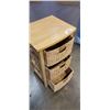 Image 2 : 3 DRAWER WICKER STORAGE UNIT