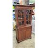 Image 1 : 2 DOOR MAHOGANY FINISH CABINET BUILT BY ANTHES- BAETZ