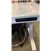 Image 2 : WHITE SEVILLE CLASSICS ELECTRIC LIFT DESK TESTED AND WORKING RETAIL $800