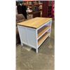 Image 2 : 30" X 50" BAR SERVING TABLE