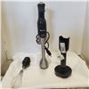 Image 1 : AS NEW BREVILLE IMMERSION BLENDER WITH ACCESSORIES TESTED AND WORKING - RETAIL $279