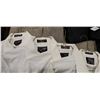 Image 2 : LOT OF NEW FORMAL WEAR CLOTHING SHIRTS SIZE XL-3 - XL-7, PANTS SIZE 34 AND 40, VEST SIZE 34 - 46