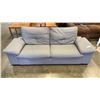 Image 1 : GREY LEATHER SOFA