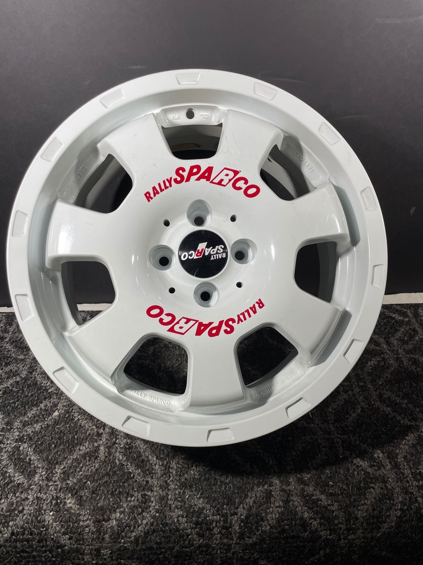 Red Sparco Rims NEW / Open Box - Rally Sparco - Set of 5 - RSG - 16x7 - 4x100 (16
