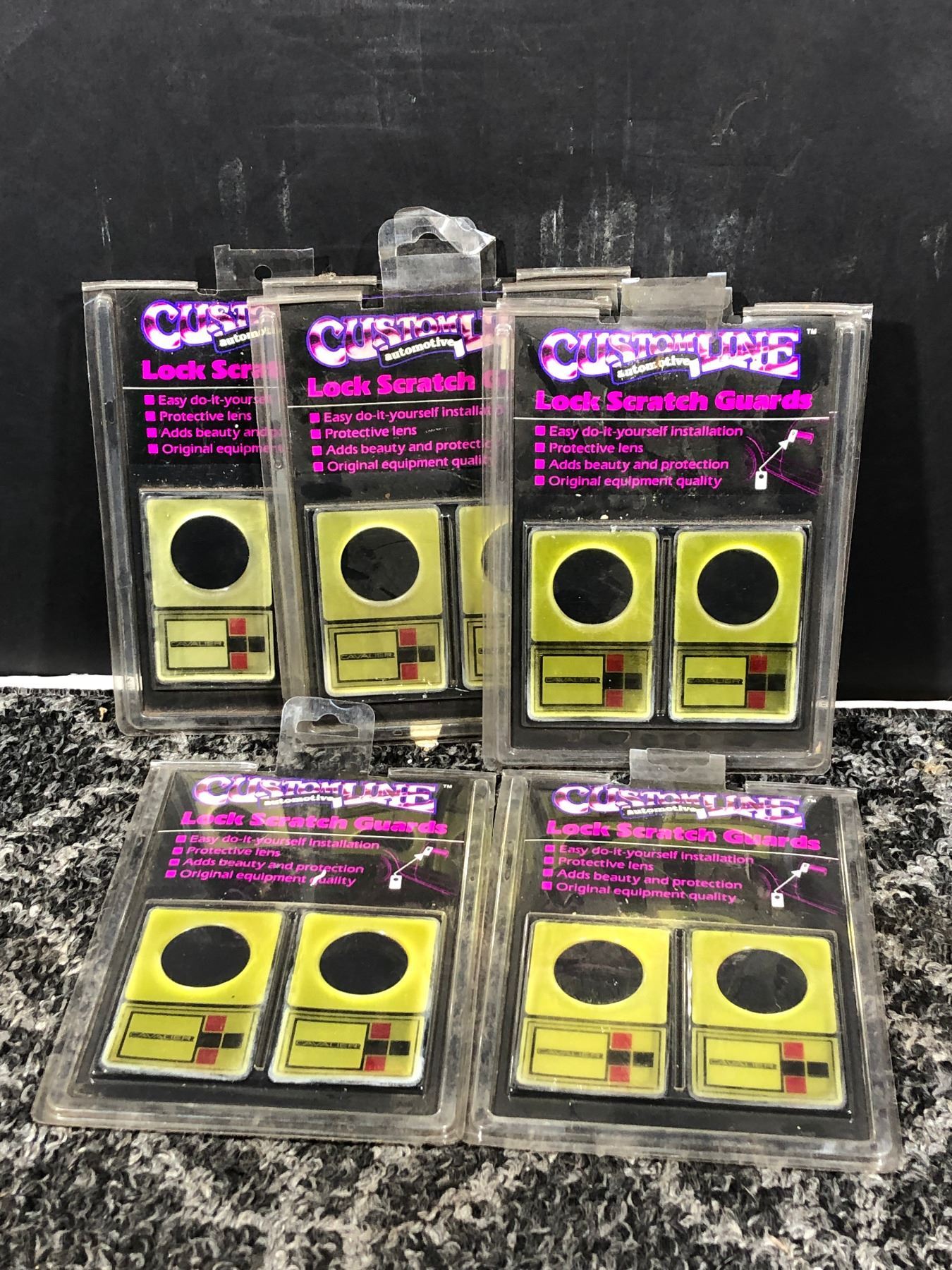 Weatherproof Lock Decals 6 Piece Cavalier Door lock decals