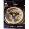 Image 2 : New old stock dino sport wheels custom steering wheel w/dino adapter kits & parts