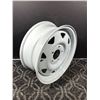 Image 2 : NEW / In Box - Mangels - Set of 2 - Steelies 5 Star (Light Grey) - 15x6 - 5x114.3 (15")