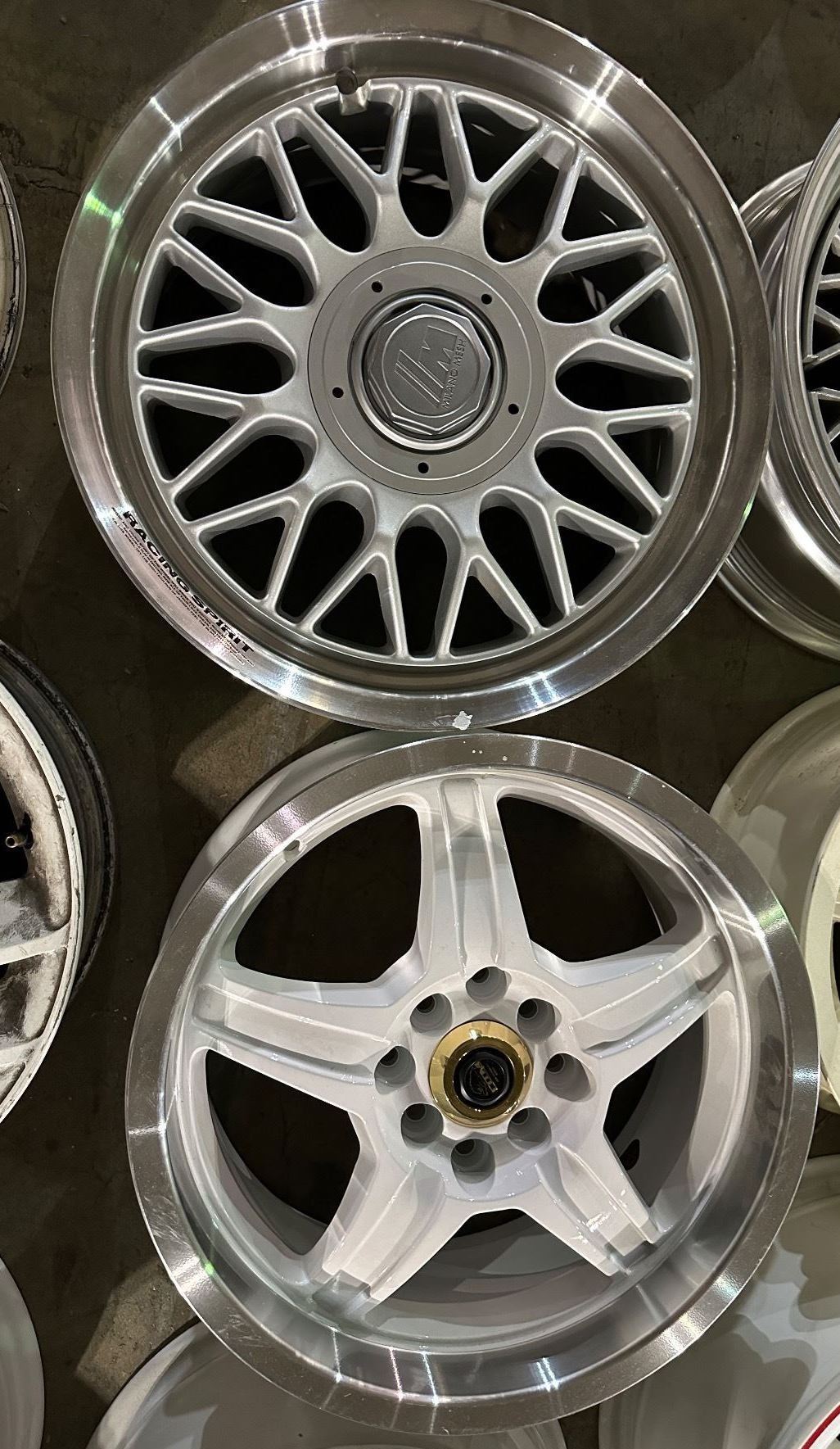 Misc Lot of x2 Single Wheels - Assorted Brands / Sizes / Bolt Patterns ...