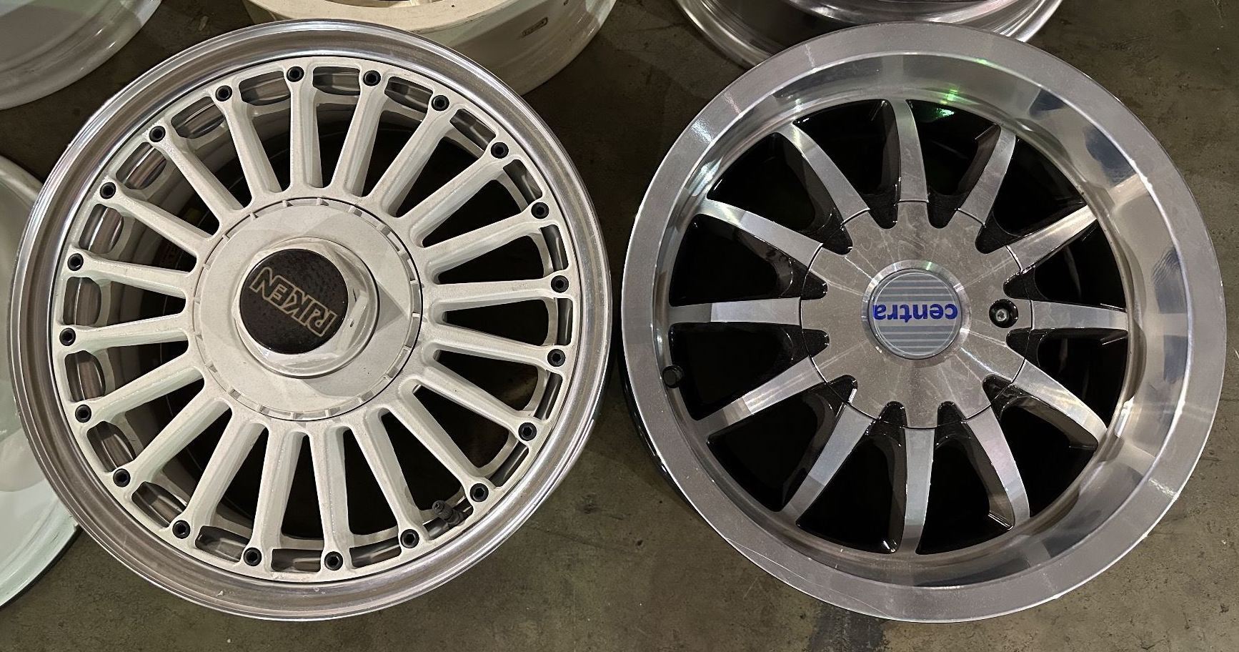 Misc Lot of x2 Single Wheels - Assorted Brands / Sizes / Bolt Patterns ...