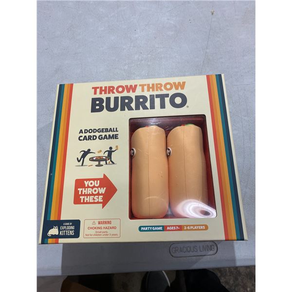 Throw throw Burrito game
