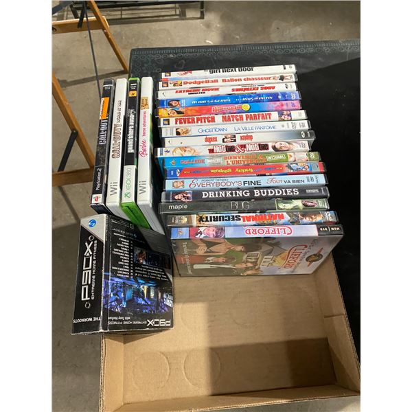 Dvds and games