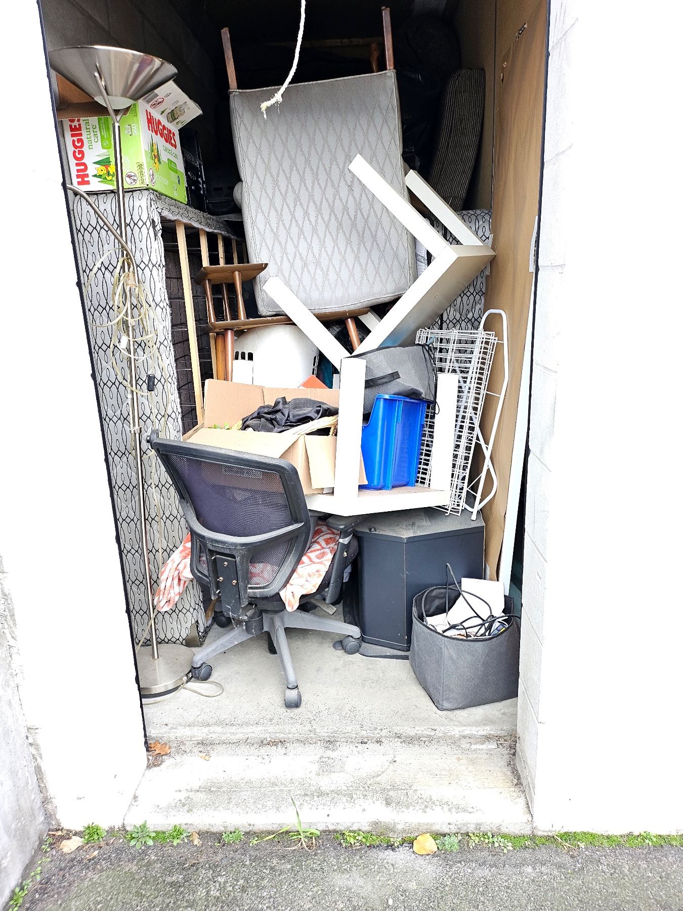 Contents of locker 350 5x10 unit Penticton Self Storage 380 Industrial Ave East Pick up