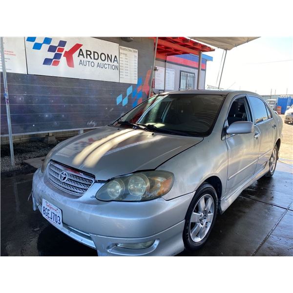 2005 TOYOTA COROLLA