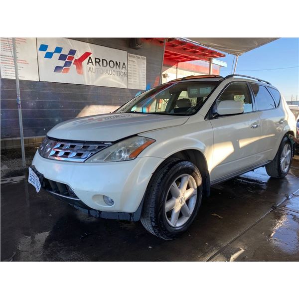 2003 NISSAN MURANO