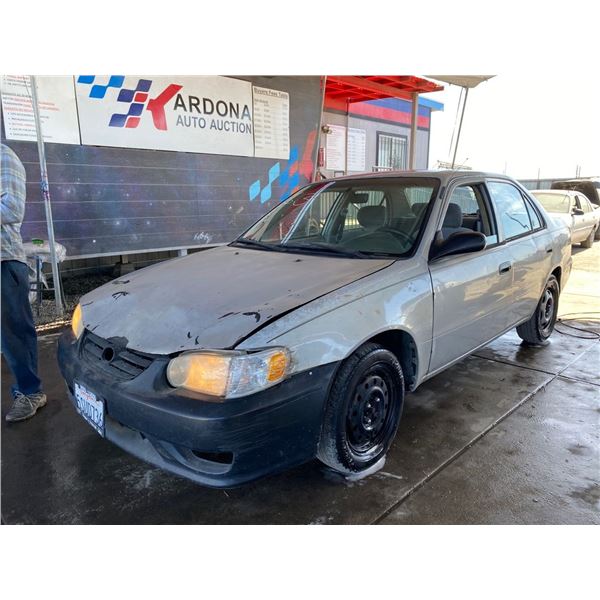 2001 TOYOTA COROLLA
