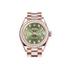 Image 1 : Rolex 28MM President RG with Diamond Bezel Model # 279135