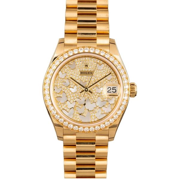 Pre-owned Rolex Ladies President 278288