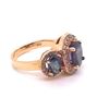 Image 4 : 5.49ct NATURAL SAPPHIRE 18K Rose Gold Ring