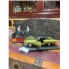 Image 1 : Cast Iron B&P Piggy Bank & Green SS Die-cast Camaro Model Car