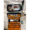 Image 2 : Bow & 4 Arrow, Tackle Box w Asst Fishing Gear