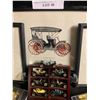 Image 2 : Three Antique Car Pictures, Variety of Collectible Toy Cars
