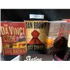 Image 2 : Asst Books incl Dan Brown, Figure Skating & Romance Novels