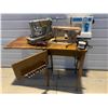 Image 1 : Viking Sewing Machine in Cabinet, Domestic and Singer Sewing Machines