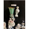 Image 2 : Vintage Green & White Vase, Lady Angela Figurines