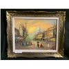 Image 1 : Original Oil Painting of Street Scene by Sunny