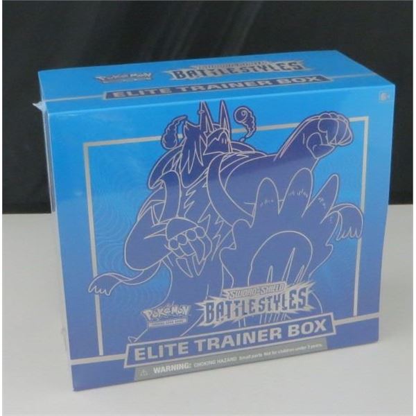 Pokemon TCG Sword & Shield Battle Styles Blue Elite Trainer Box main image 0