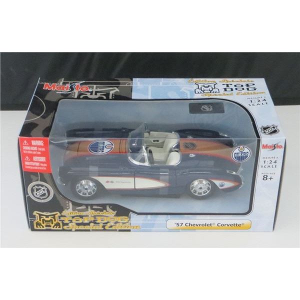 Edmonton Oilers Diecast 124 Scale 57 Corvette Car