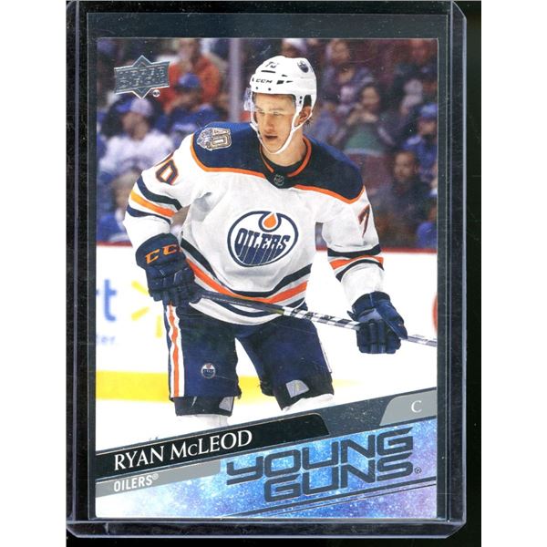 2020-21 Upper Deck #231 Ryan McLeod YG RC