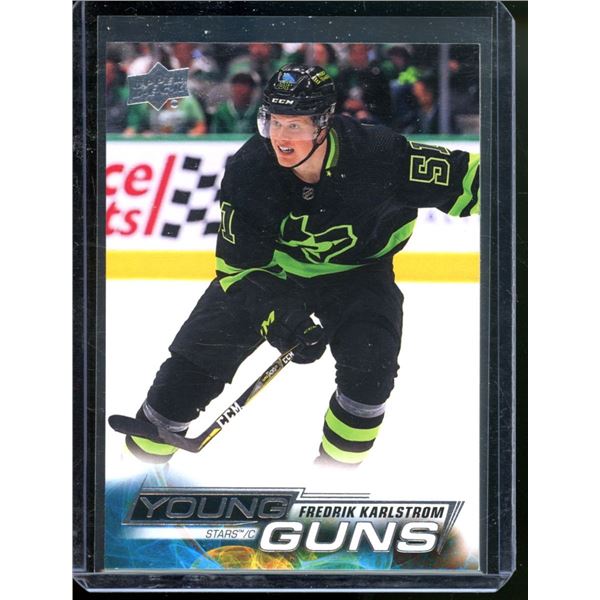 2022-23 Upper Deck #229 Fredrik Karlstrom YG RC