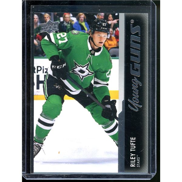 2021-22 Upper Deck #713 Riley Tufte YG RC