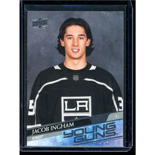 2020-21 Upper Deck #706 Jacob Ingham YG RC