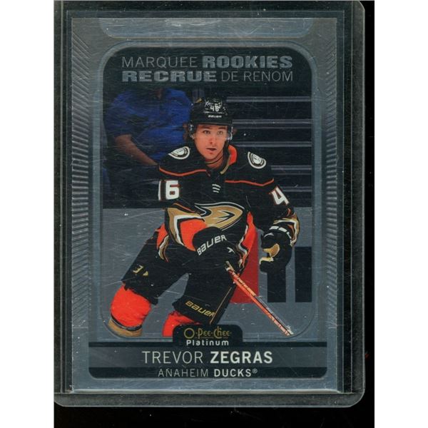 2021-22 O-Pee-Chee Platinum #203 Trevor Zegras RC