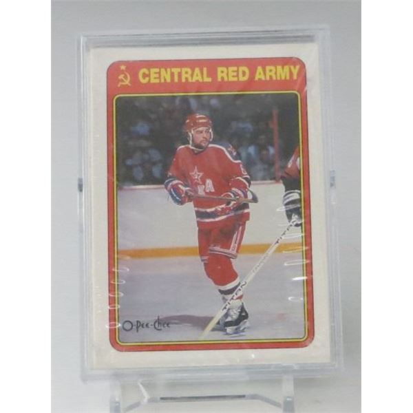 1990-91 O-Pee-Chee Hockey Red Army Set 22 Cards