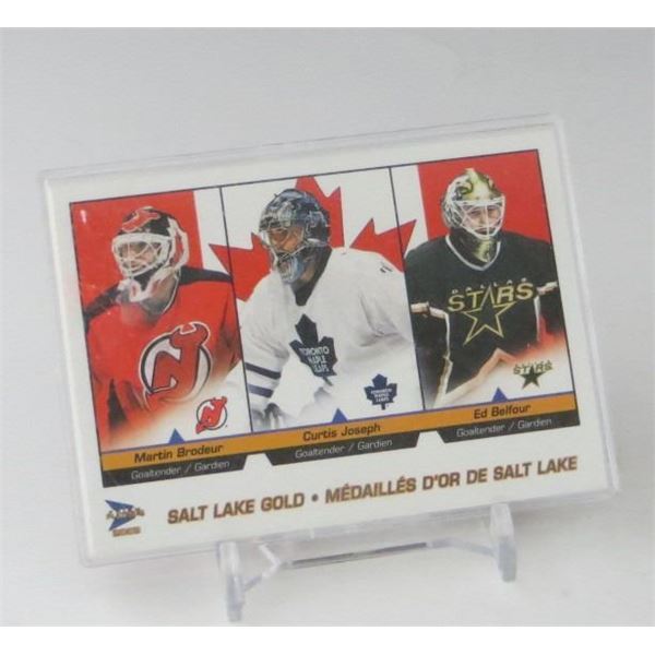 2002-03 McDonald's Pacific Hockey Salt Lake Gold Complete Set 10 Cards