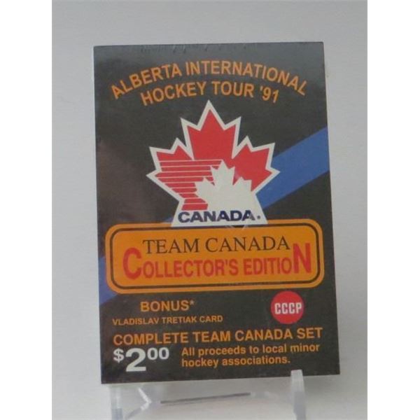 1991 Alberta International Hockey Tour complete 24-card set Sealed