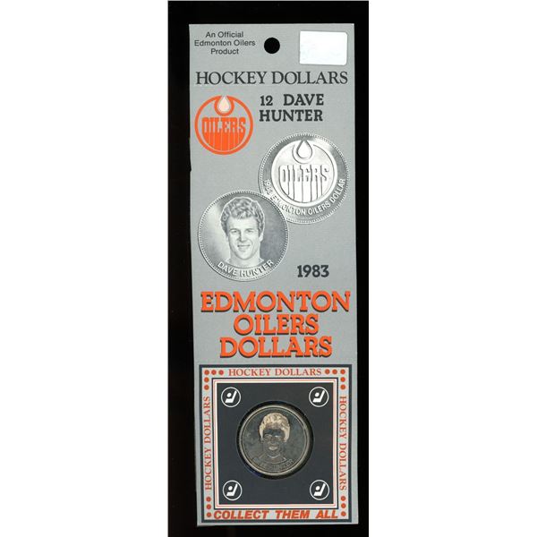1983 Edmonton Oilers Hockey Dollars Dave Hunter
