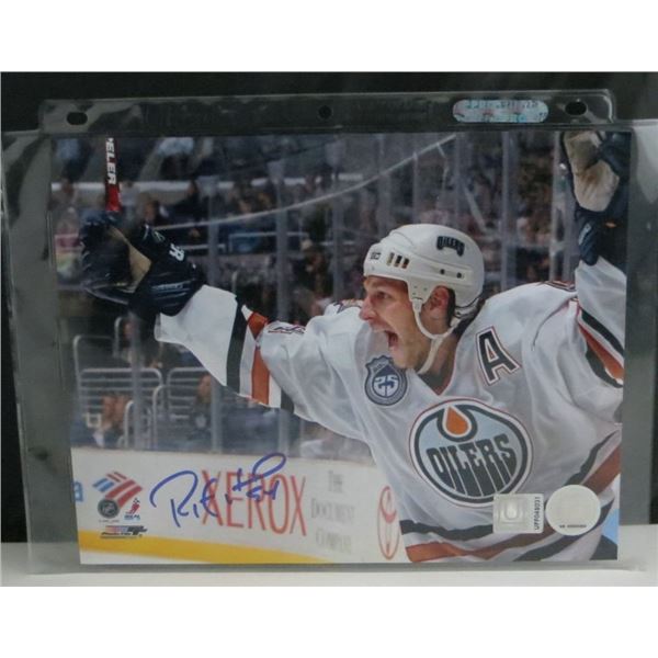 Ryan Smyth Edmonton Oilers 8x10 Autographed Photo With COA