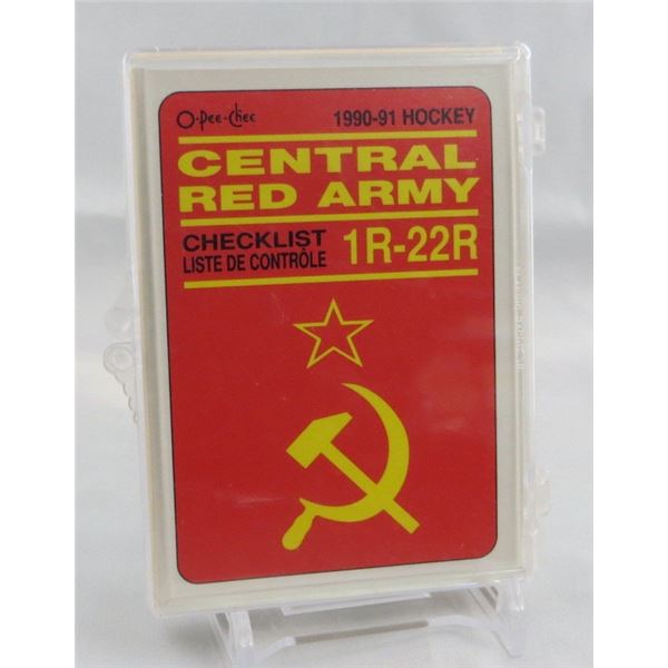 1991-92 O-Pee-Chee Inserts Central Red Army 22 Cards