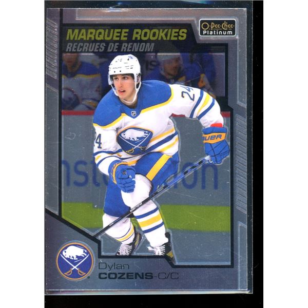 2020-21 O-Pee-Chee Platinum #197 Dylan Cozens RC