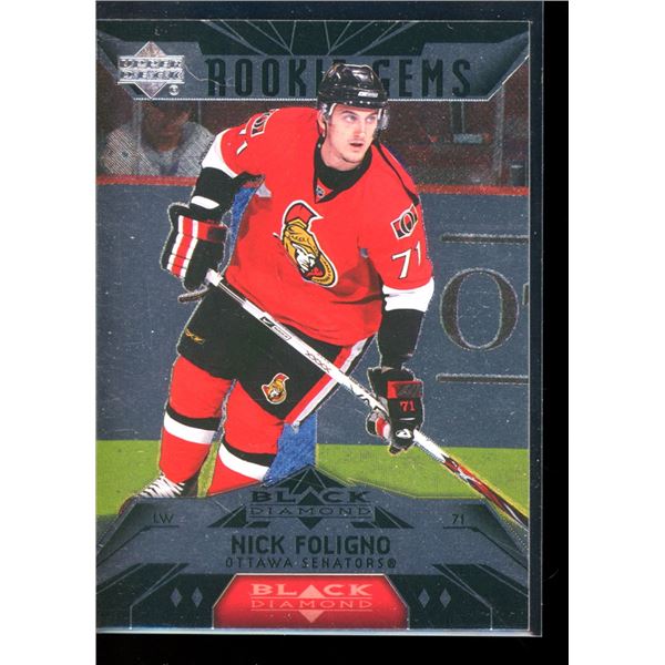 2007-08 Black Diamond #203 Nick Foligno RC