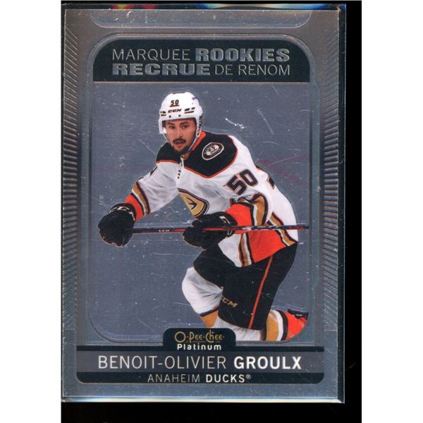 2021-22 O-Pee-Chee Platinum #273 Benoit-Olivier Groulx RC