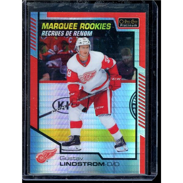 2020-21 O-Pee-Chee Platinum Red Prism #182 Gustav Lindstrom 168/199