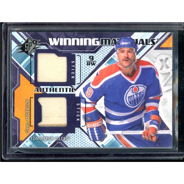 2013-14 SPx Winning Materials #WMGA Glenn Anderson